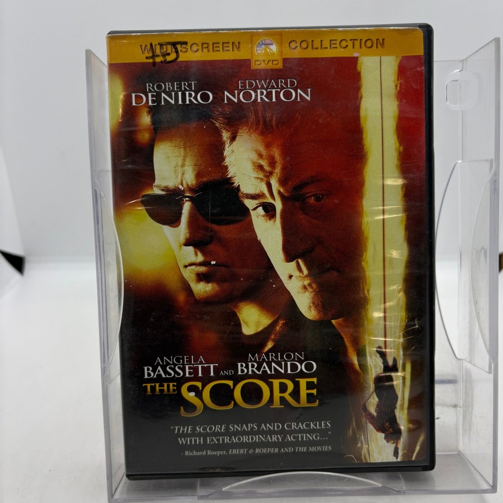 The Score DVD 2001 Robert De Niro Edward Norton Widescreen Collection Movie